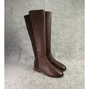 Gentle Souls Kenneth Cole Emma Womens Knee High Boots Chocolate Brown 5.5